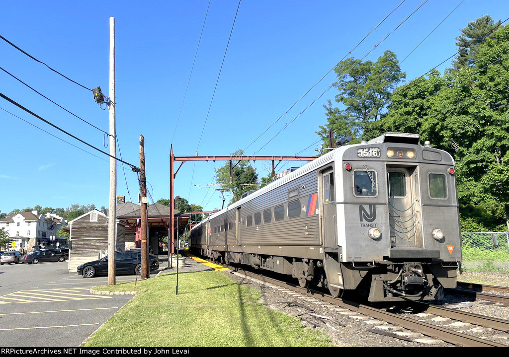 NJT Arrow III Cab Car # 1516 on the point of Train # 427